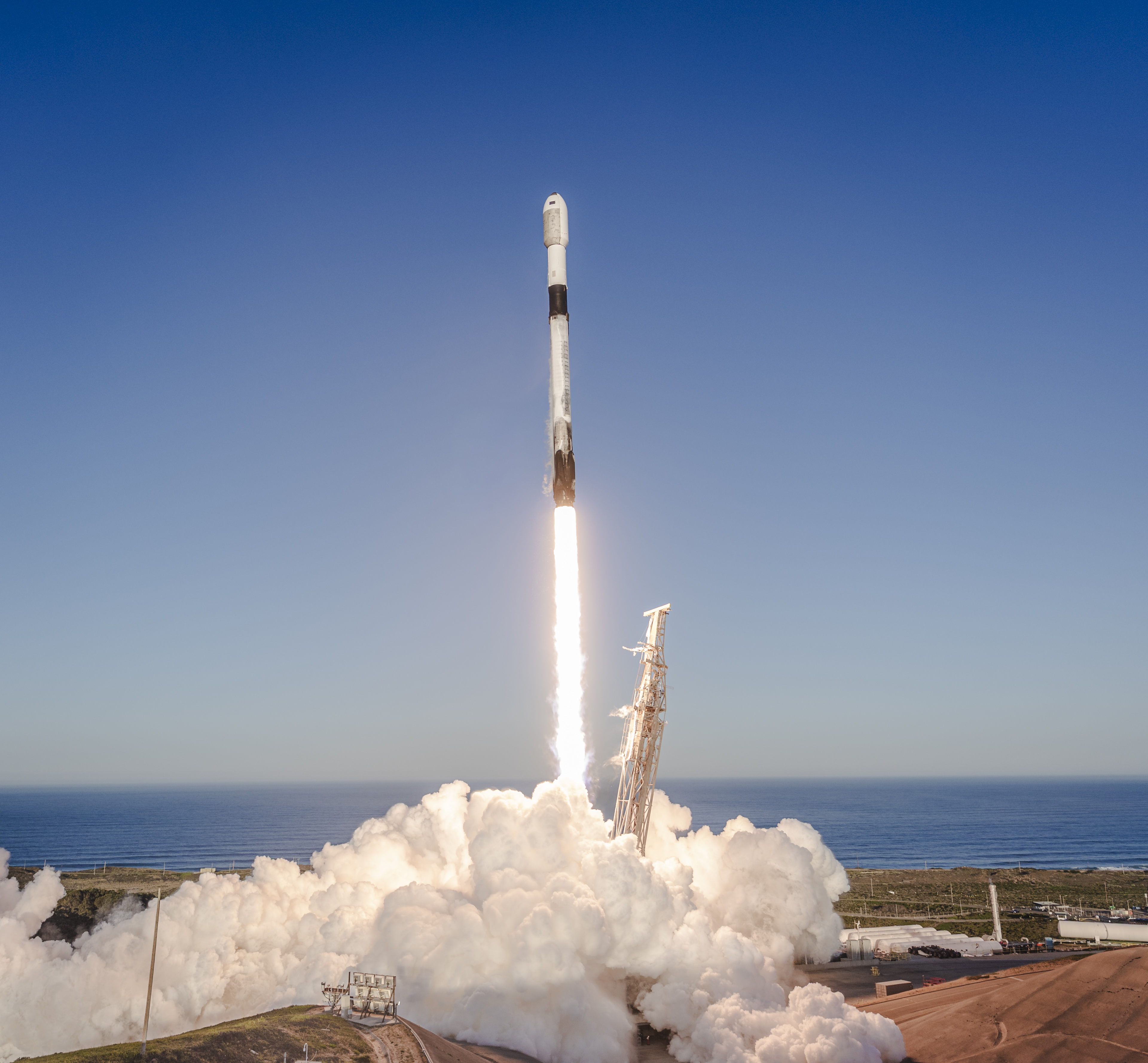 SpaceX to launch satellite into mid-Earth orbit. Follow live updates.