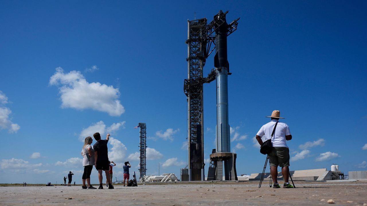 Live Updates: SpaceX tests the launch of its next-generation rocket: Starship.