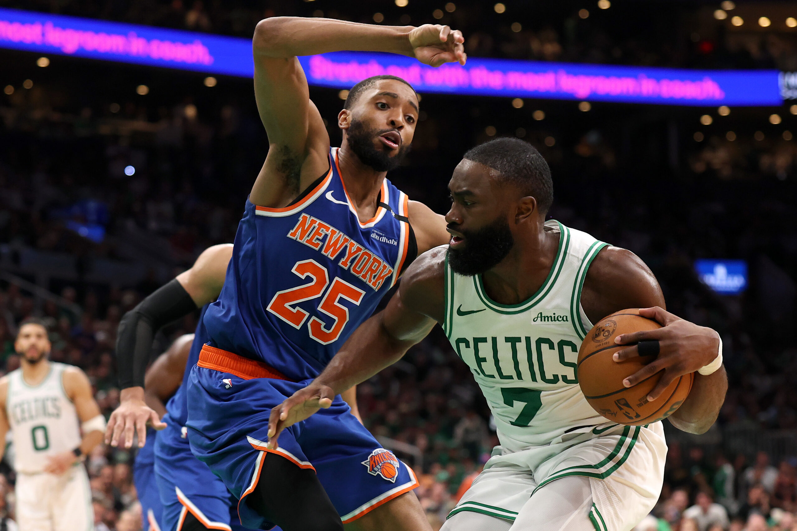 LIVE: the Boston Celtics host the New York Knicks in Game 1 of the Eastern Conference Semifinals